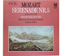 Wolfgang Amadeus Mozart - Serenade Nr. 5 D-dur KV 215 / Marsch D-dur KV 204 [Vinyl LP]