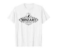 Wolfgang Amadeus Mozart Value Graphic T-Shirt, Men, White, M