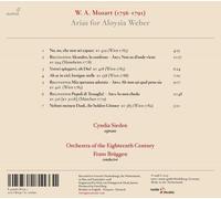 Cyndia Sieden, Frans Bruggen, Orchestra of the 18th Century - Mozart: Arias for Aloysia Weber