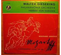 Wolfgang Amadeus Mozart - Wolfgang Amadeus Mozart , Walter Gieseking , Herbert Von Karajan , Philharmonia Orchestra - Klavierkonzert Nr. 23 In A-Dur KV 488 / Klavierkonzert Nr. 23 In A-Moll KV 488 - Columbia - C 70 087