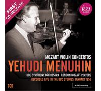 Wolfgang Amadeus Mozart Yehudi Menuhin: Mozart Violin Concertos (CD) Album