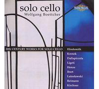 Wolfgang Boettcher – 20th-Century Works for Solo Cello – CD