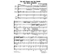 Wolfgang Carl Briegel-Ich will singen von der Gnade-Soli SATB, SATB, 2 Vl, 2 Va,