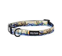 Wolfgang Heavy Duty, Adjustable Dog Collar with Quick Release Nylon Buckle for Walking & Training, MountainWave Print, Large