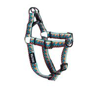 Wolfgang Heavy Duty Adjustable Dog Harness, Pull-Tested to Over 800 lbs for Walking & Training, BuenaOnda Print, Small
