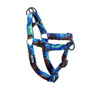 Wolfgang Heavy Duty Adjustable Dog Harness, Pull-Tested to Over 800 lbs for Walking & Training, StarryWolf Print, Medium