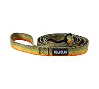 Wolfgang Heavy Duty Dog Leash, Pull-Tested to Over 800 lbs for Walking & Training, BrookTrout Print, Small