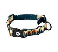 Wolfgang Man & Beast Premium Martingale Dog Collar for Small Medium Large Dogs, Made in USA, Overland Print, Large (1 Inch x 18-22 Inch)