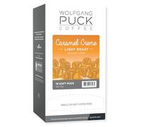 Wolfgang Puck Coffee Caramel Creme, 9.5 Gram soft Pods, 18 Count (Pack of 3)