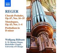 WOLFGANG RUBSAM - REGER ORGAN WORKS VOL. 15 - CD - M4z