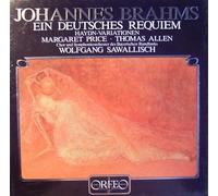 Wolfgang Sawallisch & Chor und Symphonieorchester des Bayerischen Rundfunks / Margaret Price / Thomas Allen - Brahms: Ein deutsches Requiem (Aufnahme: München 1983) [Vinyl Schallplatte] [2 LP Box-Set]