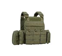 WOLFHUNT Tactical Vest for Men - Airsoft Vest with Molle System, Weighted Vest Premium & Modular Gear for Gaming Enthusiasts
