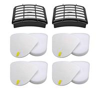Wolfish 2 + 4 Pack Vacuum Filters Replacement Compatible for Shark Navigator Lift-Away NV350, NV351, NV352, NV355, NV356E, NV357, NV360, NV370, NV391, UV440, UV490, UV540,Replacement XFF350 XHF350