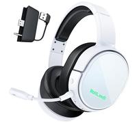 WolfLawS Wireless Gaming Headset for Xbox Series X|S, Xbox One, PS5, PS4, Nintendo Switch, PC, Mac,Bluetooth Over Ear Gaming Headphones with Detachable Noise Canceling Microphone Headphones