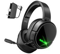 WolfLawS Wireless Gaming Headset for Xbox Series X|S, Xbox One, PS5, PS4, Nintendo Switch, PC, Mac,Bluetooth Over Ear Gaming Headphones with Detachable Noise Canceling Microphone Headphones