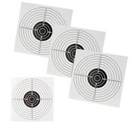 wolfman 100pcs Target Paper Practice Surface for Bow and Arrow Archery Darts Slingshot Shooting Training Accessories (white)