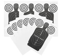 wolfman 10pcs Target Paper for Bow and Arrow Archery Surface Outdoor Shooting Training Practice Accessories (30.4 * 45.7cm)
