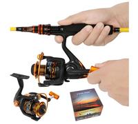 wolfman All Metal Spool Saltwater Spinning Fishing Reel - Folding Rocker Arm Design, Durable Fishing Gear with Fishing Maintenance Tools Included