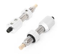 wolfman Archery Cushion Plunger for Recurve Bow - Screw On Metal Arrow Rest Pressure Button with Click Action (silvery)