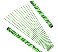 wolfman Archery DIY Carbon Arrow Shafts - 12PCS 30" Length, Ideal for Hunting and Recurve/Compound Bow Shooting (Green)