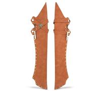 wolfman Archery Hip Quiver Waist Hanged Arrow Quiver Traditional Hand Made Brown Leather Arrow Quiver Holder Lightweight Right/Left Handed for Bow Hunting Shooting (Brown) (Brown)