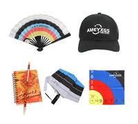 wolfman Archery-themed Creative Product Set Score Book Pen UV-protective umbrella Fan Hat Towel for Outdoor Archer Gift Daily leisure Shooting Target Practice Accessory (set1)