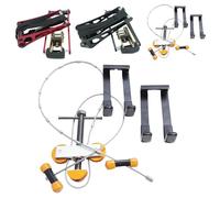 wolfman Bow Press Lightweight Metal Archery Tool for Compound Bow Adjustment Beginners & Hobbyists for Home Outdoor Use (Yellow)