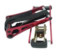 wolfman Bow Press Lightweight Metal Archery Tool for Compound Bow Adjustment Beginners & Hobbyists for Home Outdoor Use (Red)