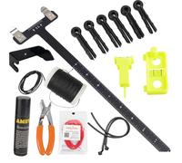 wolfman Compound Bow Adjustable Set D-ring Pliers Peephole String Divider T-square Bowstring Protector Rope for Archery Targeting Shooting Outdoor Hunting Practice (Premium Collection)