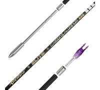 wolfman ELITE Carbon Wrapped Aluminum Arrow Target Arrows 3.2 mm ± 0.0015 for Archery Compound Bow Recurve Bow Competition Olympic Target Shooting (12 Pack)(Unassembled) (SP550)