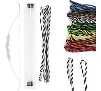 wolfman Flemish Twist Archery Recurve Bowstring 40-67 Inches 16 Strand Dyneema Replacement Bow String for Traditional Bow Recurve Bow Hunting Bow Long Bow(Type 7, 54 Inch)