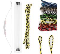 wolfman Flemish Twist Archery Recurve Bowstring 40-67 Inches 16 Strand Dyneema Replacement Bow String for Traditional Bow Recurve Bow Hunting Bow Long Bow(Type 2, 65 Inch)