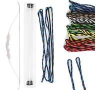 wolfman Flemish Twist Archery Recurve Bowstring 40-67 Inches 16 Strand Dyneema Replacement Bow String for Traditional Bow Recurve Bow Hunting Bow Long Bow(Type 7, 60 Inch)