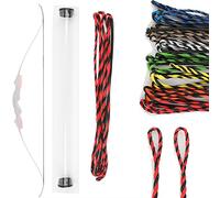 wolfman Flemish Twist Archery Recurve Bowstring 40-67 Inches 16 Strand Dyneema Replacement Bow String for Traditional Bow Recurve Bow Hunting Bow Long Bow(Type 1, 65 Inch)