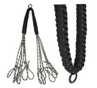 wolfman Hunting Duck Call Lanyard 12 Loops Hanging Neck Strap Nylon Rope Goose Bird Catching Game Accessory (Army Green)