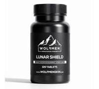 WOLFMEN Lunar Shield | Vitamin C, Zinc, Selenium & Vitamin D with Elderberry, Echinacea, Astragalus, Quercetin & NAC | Men’s Daily Immune Support Formula | 120 Tablets, 2 Month Supply | UK Made