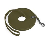 Wolfone Army Green 15m Long Line Lead Waterproof Recall Training Dog Lead