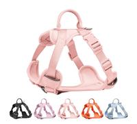 Wolfone Dog Harness No Pull Adjustable for Medium Large Dogs | Adjustable Dog Harness 4 straps provide a secure fit and better control for daily walks training and outdoor adventures