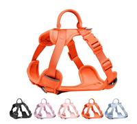 Wolfone Dog Harness No Pull Adjustable for Medium Large Dogs | Adjustable Dog Harness 4 straps provide a secure fit and better control for daily walks training and outdoor adventures