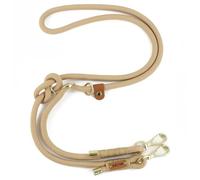 Wolfone Multi-Functional Double-Ended Rope Dog Lead Hand Free Heavy Duty Adjustable Lead for Large Medium Small Dog Sand