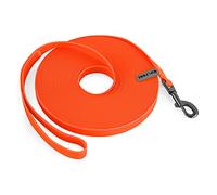 Wolfone Orange 12m Long Line Lead Waterproof Recall Training Dog Lead