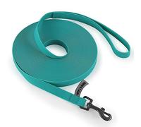 Wolfone Viridian Green 12m Long Line Lead Waterproof Recall Training Dog Lead
