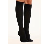 Wolford Women's Merino Knee-Highs Lined Tights, Black, Medium (Manufacturer Size: M)