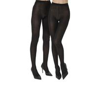 Wolford Women's Merino Tights, 60 DEN, Black, X-Large