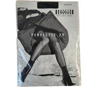 Wolford Perfectly 30 Tights Medium Black Semi-Sheer Elegant Helmut Newton Design