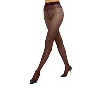 Wolford Satin Touch 20 Denier Tights For Women Soft Satin Feel Sheer Hosiery Extra-Wide Waistband Perfect for Any Occasion, Midnight Red, XL