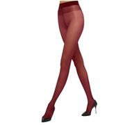 Wolford Satin Touch 20 Denier Tights For Women Soft Satin Feel Sheer Hosiery Extra-Wide Waistband Perfect for Any Occasion, Soft Cherry, M