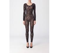 WOLFORD Slim Fit Lace Jumpsuit with Long Sleeves and Round Neck - Size: M - female
