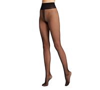 Wolford Women's Individual 10 Back Seam Lined 10 DEN Tights, Black, Small (Manufacturer Size: S)