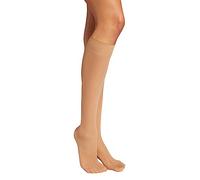 Wolford Women's Individual 10 Knee-Highs Lined 10 DEN Tights, Beige (Gobi), Medium (Manufacturer Size: M)